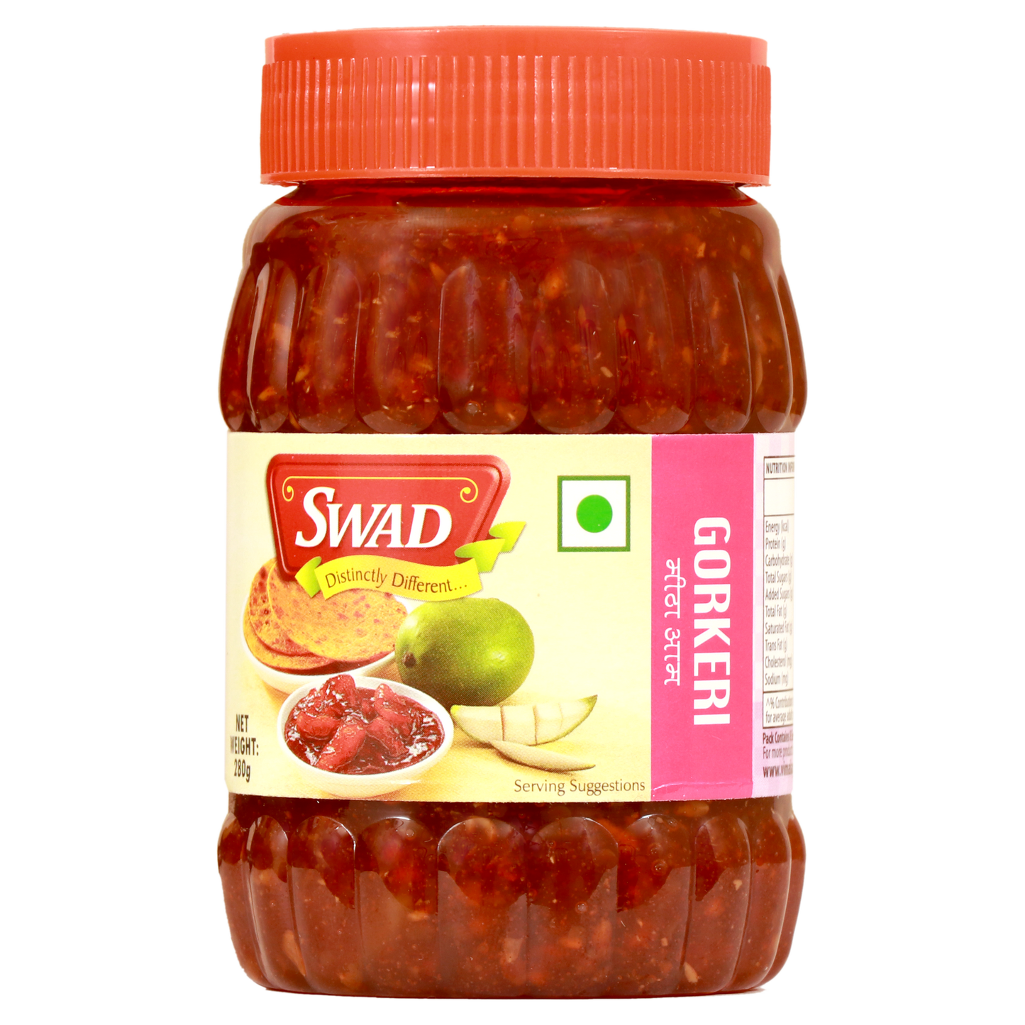 SWAD Combo Pack of Mango Pickle 250g|Mixed Pickle 250g|Gorkeri 280g|Sweetlime 280g