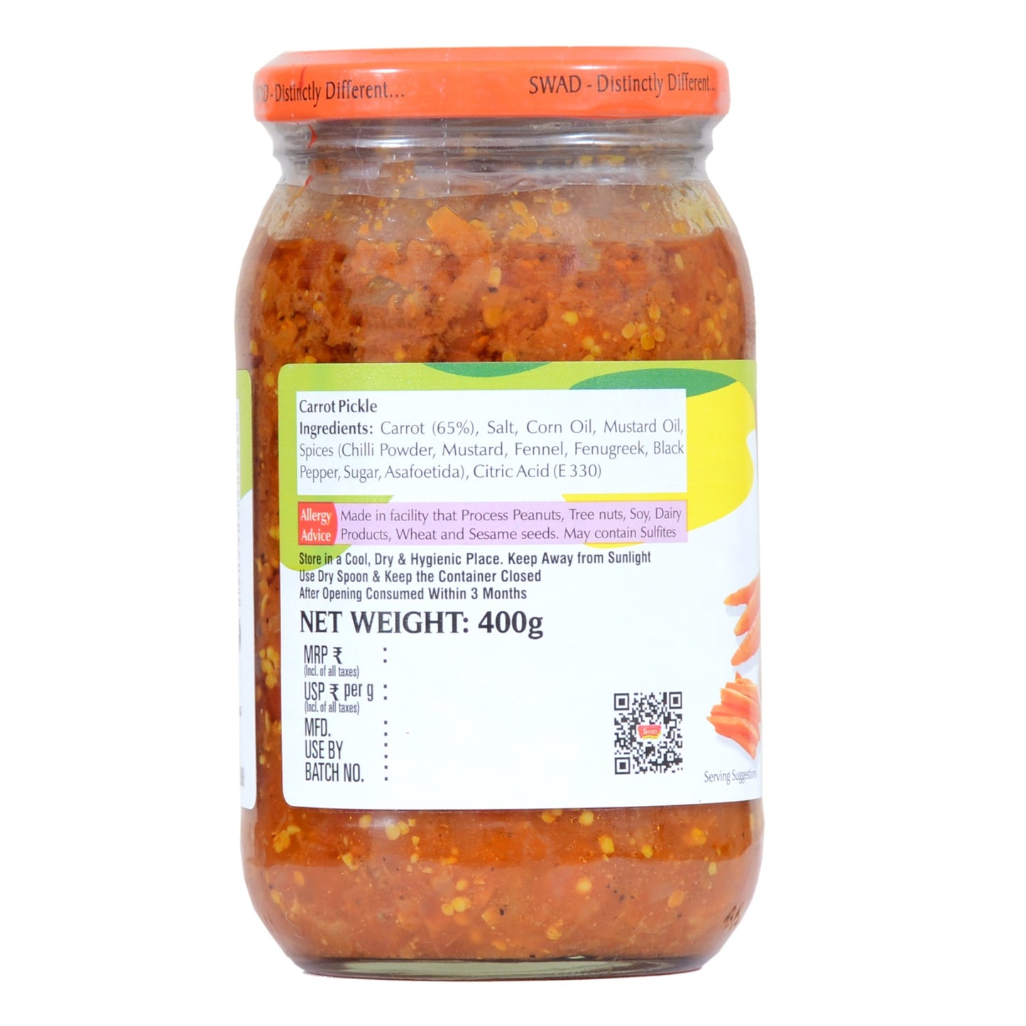 SWAD Carrot Pickle-400g