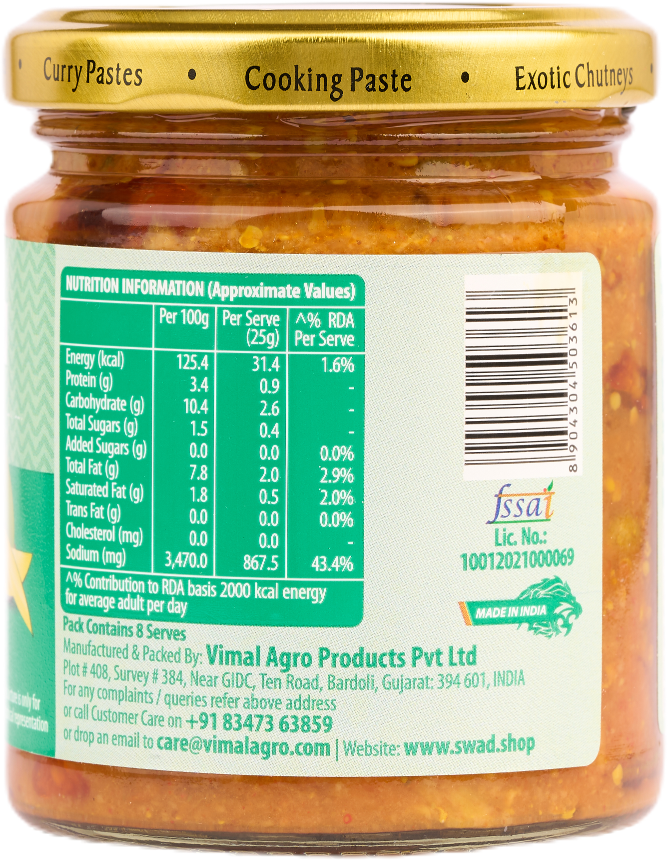 SWAD Mango Pickle in Olive Oil 200g