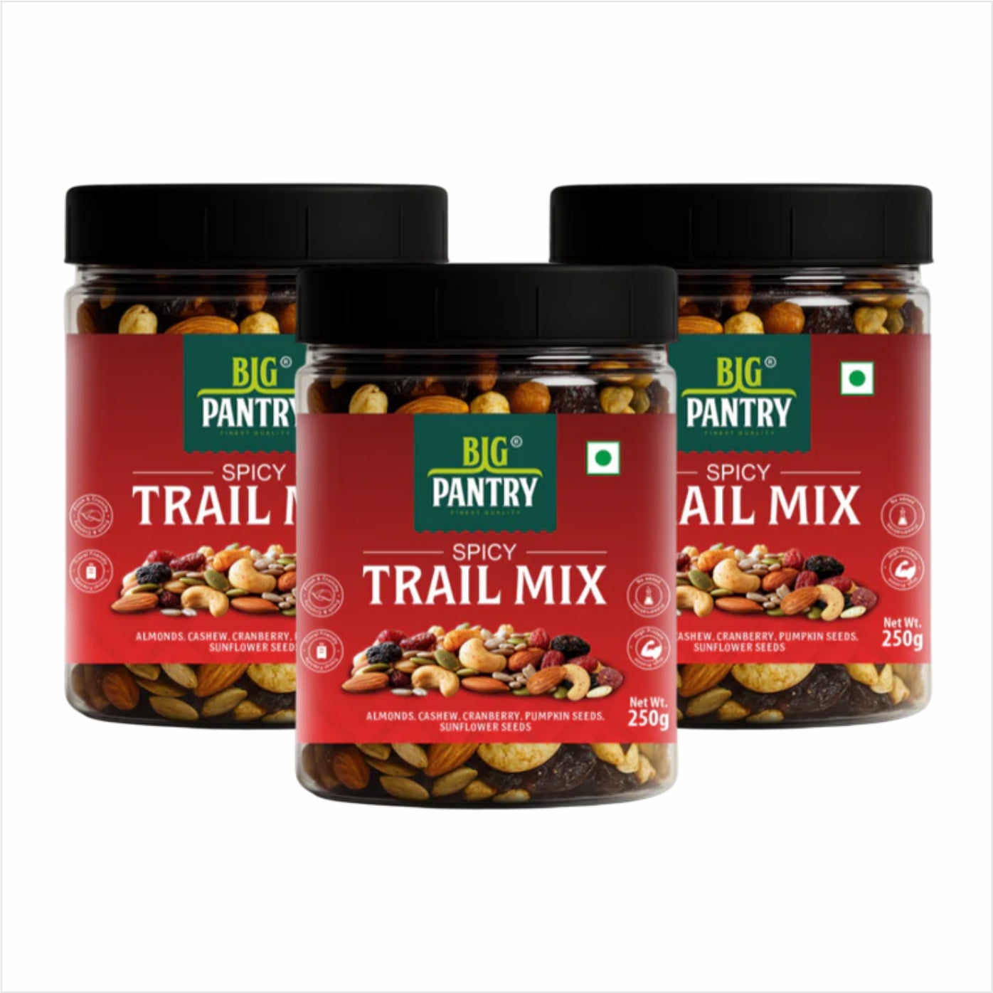 DRY FRUITS & SEEDS SPICY TRAIL MIX - 250g