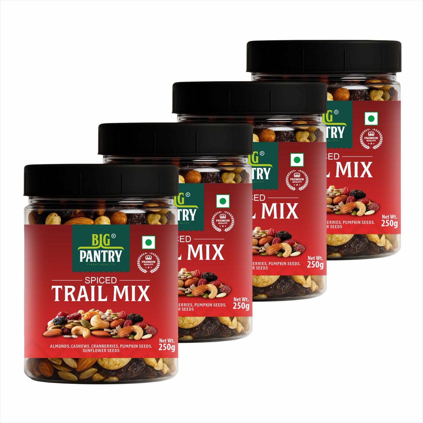 DRY FRUITS & SEEDS SPICY TRAIL MIX - 250g