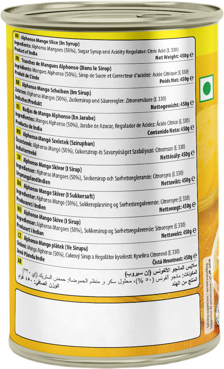 SWAD Alphonso Mango Slice 450g