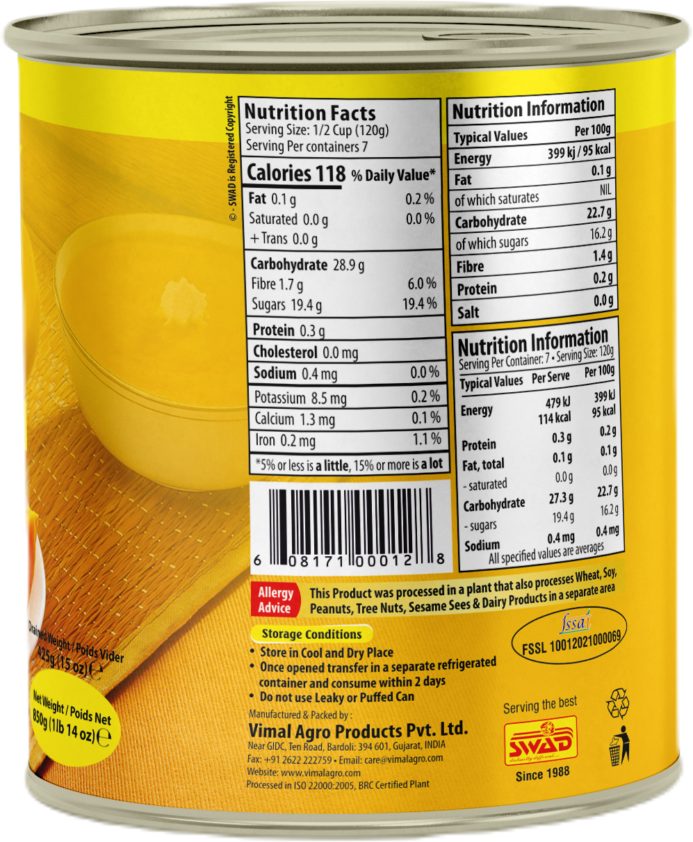 SWAD Alphonso Slice-850g