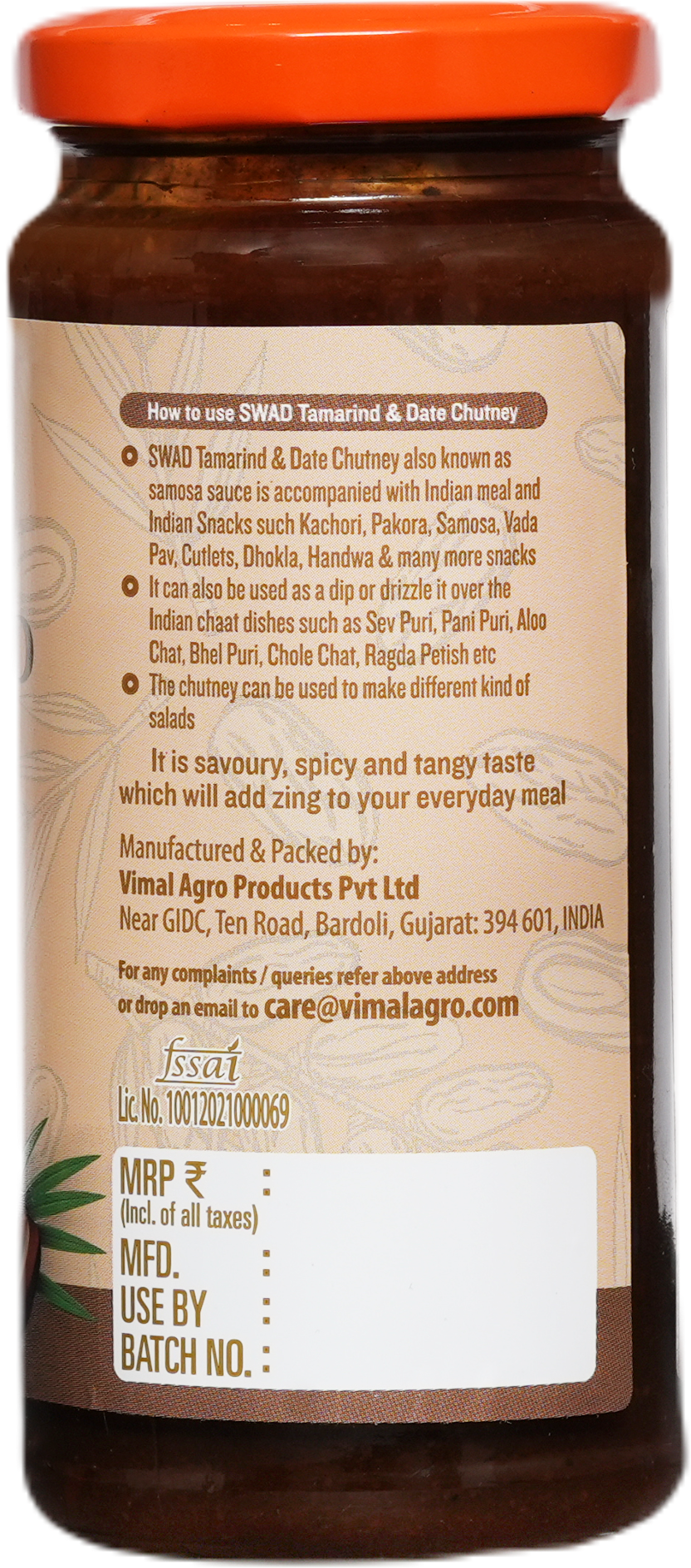 SWAD Tamarind & Date Chutney 300g