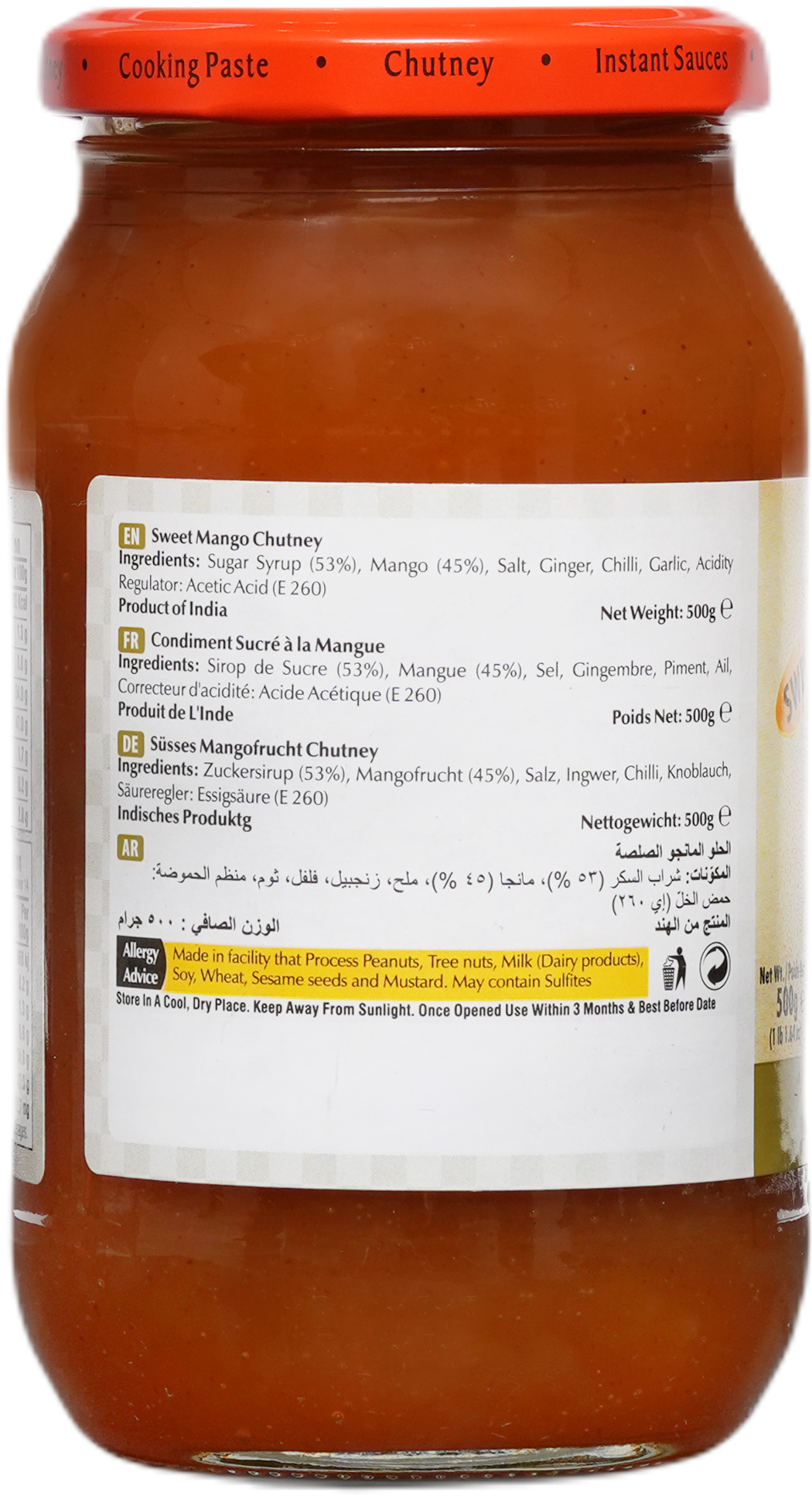 SWAD Sweet Mango Chutney 500g