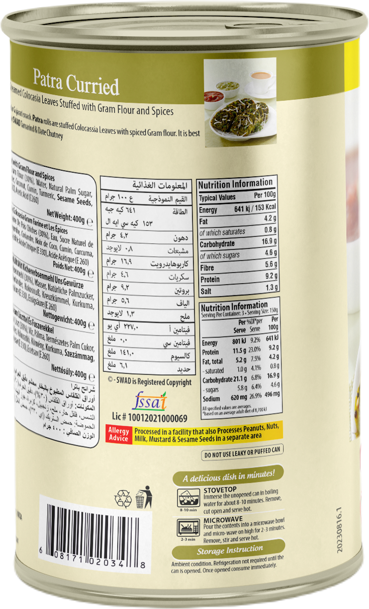 SWAD Patra Curried 400g