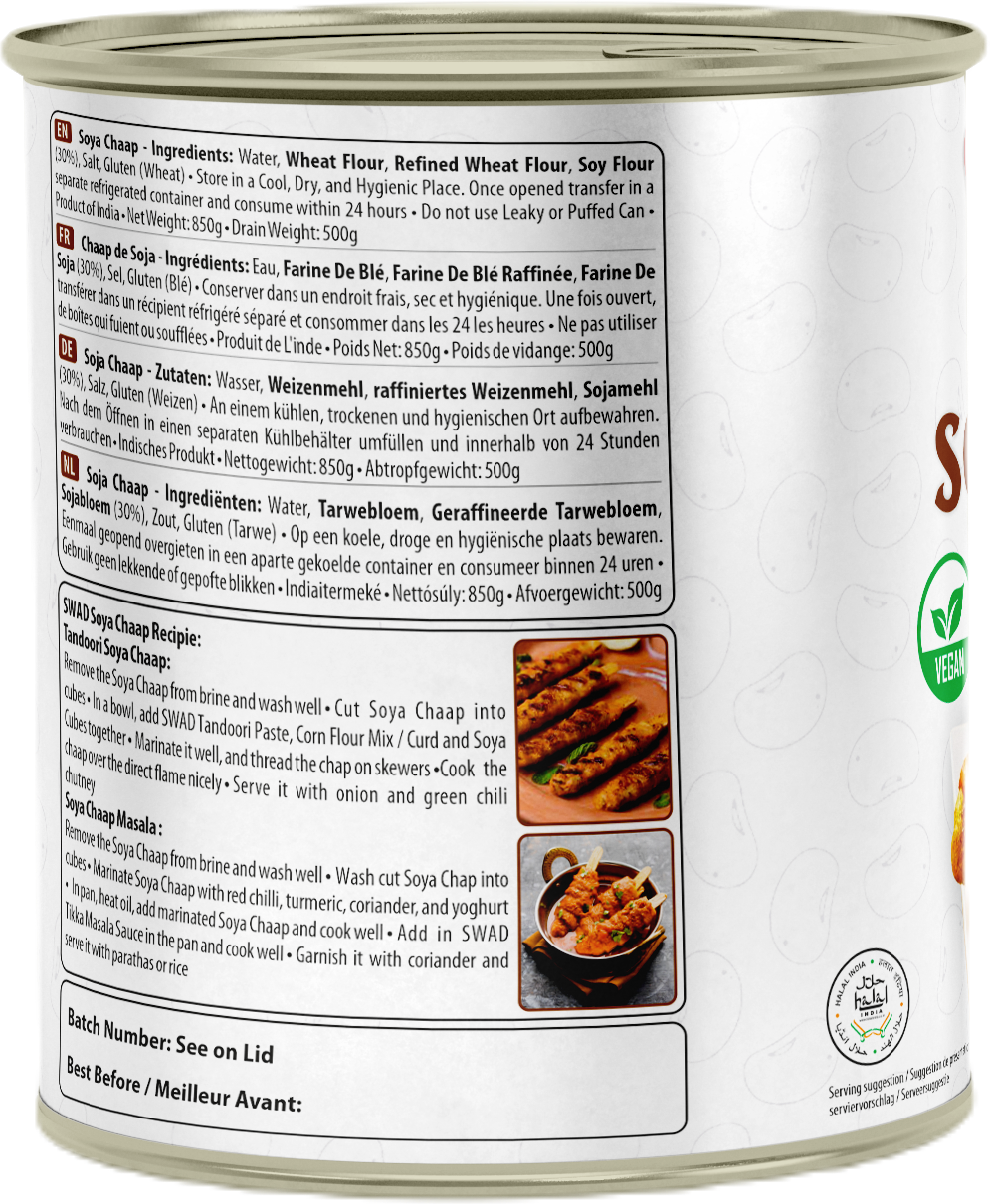 SWAD Soya Chaap 850g (Vegan)