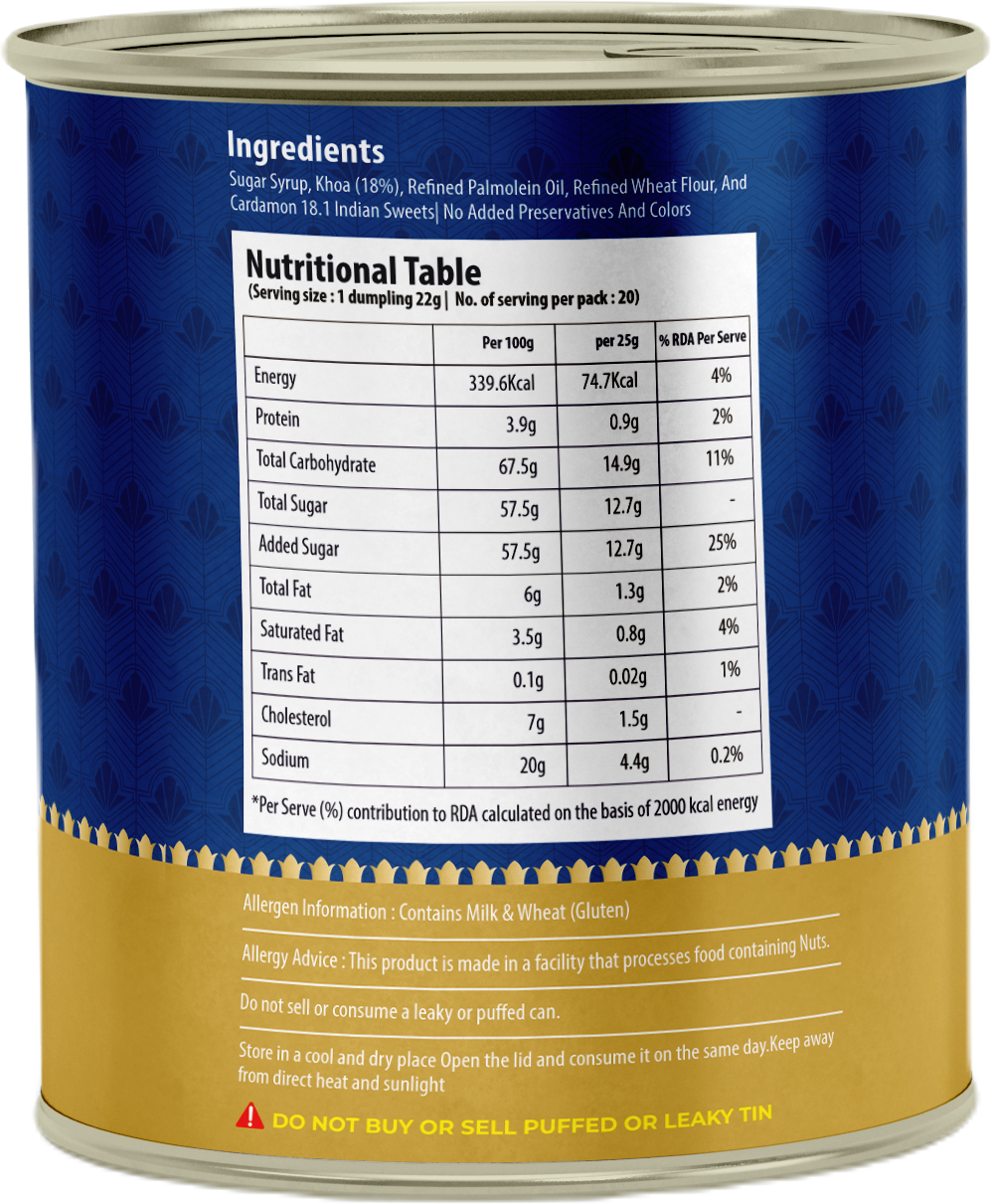 SWAD Shahi Gulab Jamun 1kg