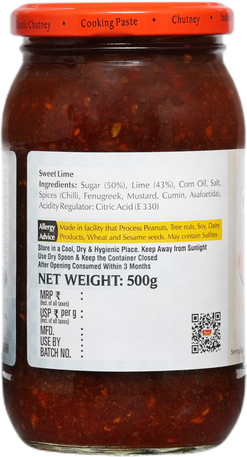 SWAD Sweet Lime 500g