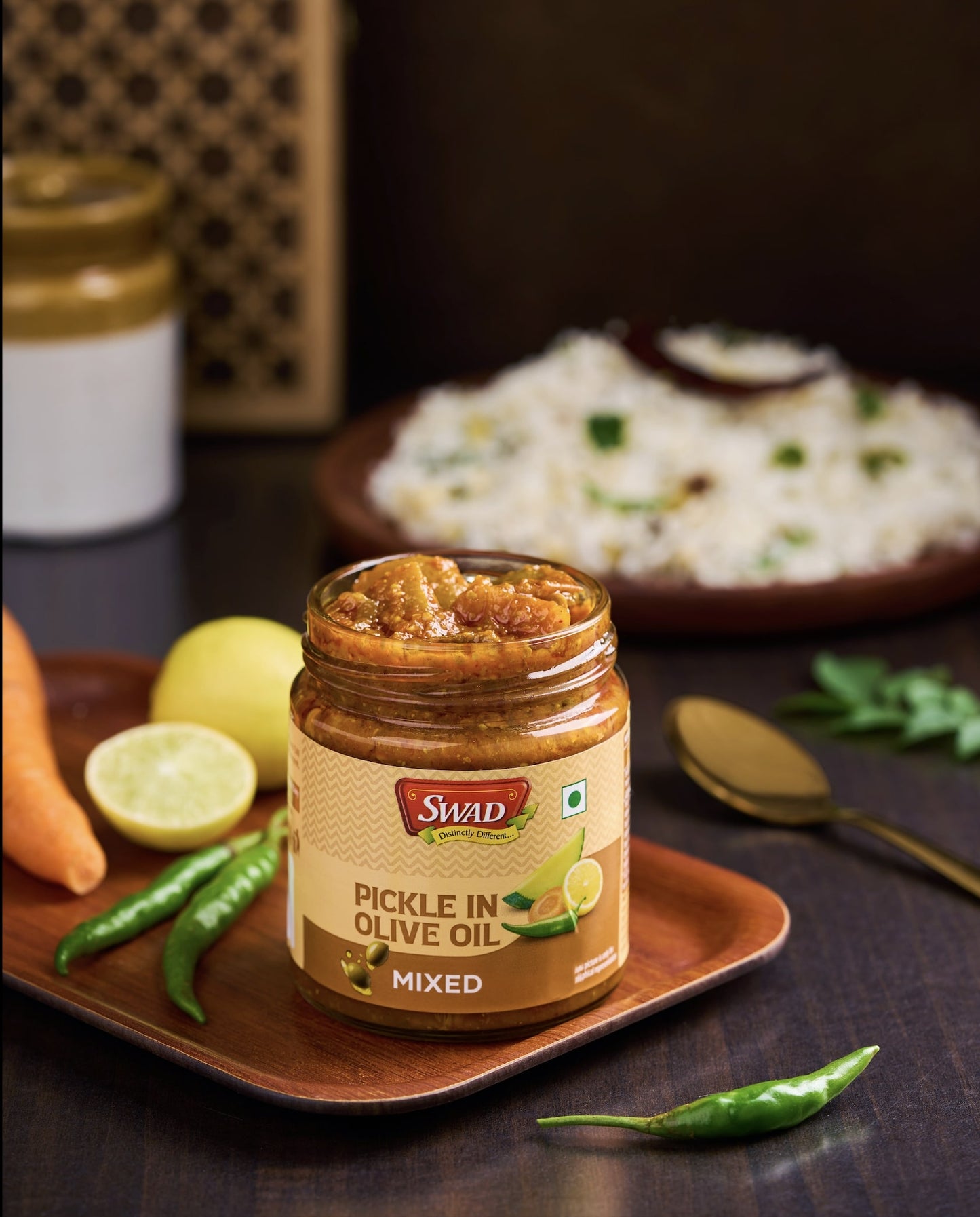 SWAD Mixed Pickle in Olive Oil 200g