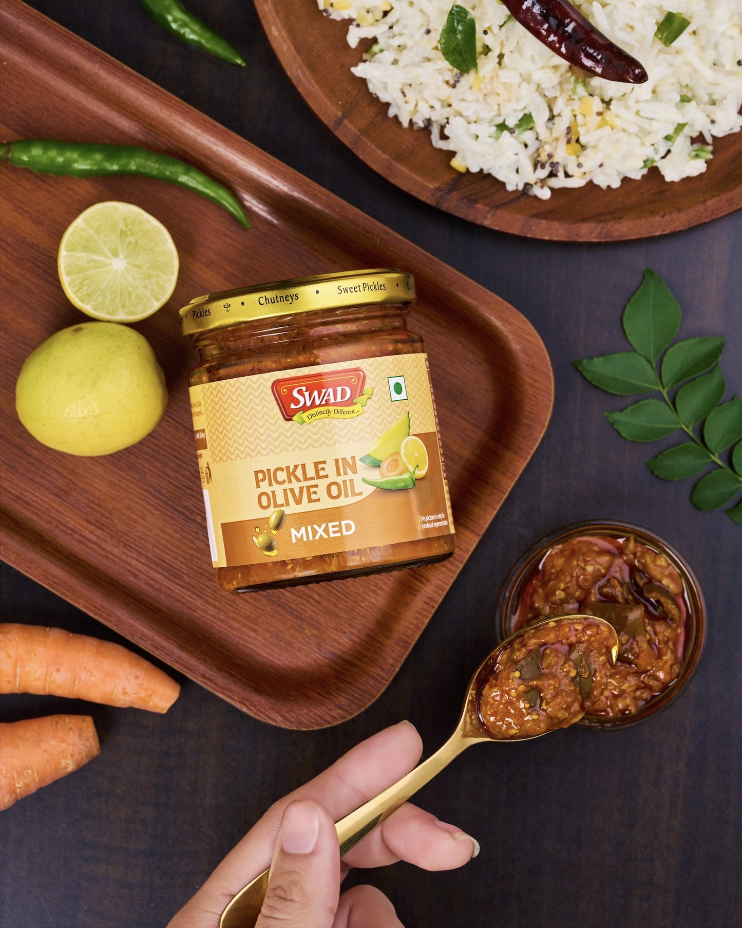 SWAD Mixed Pickle in Olive Oil 200g