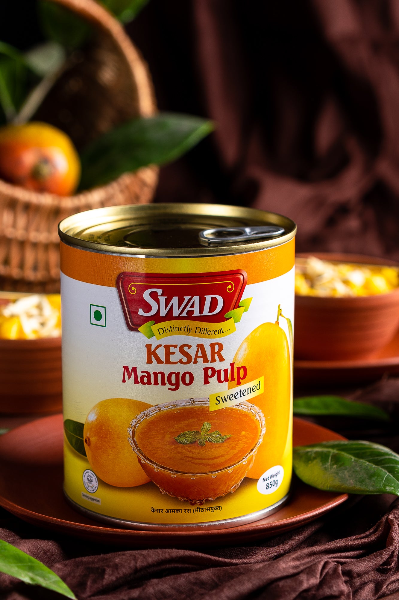 SWAD Kesar Mango Pulp 850g