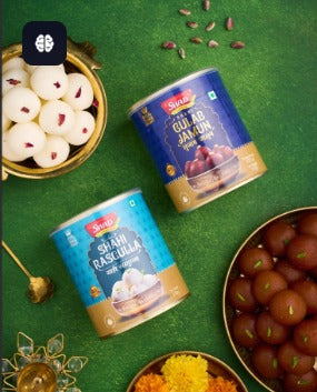 SWAD Combo Pack of Shahi Rasgulla & Gulab Jamun 1kg each