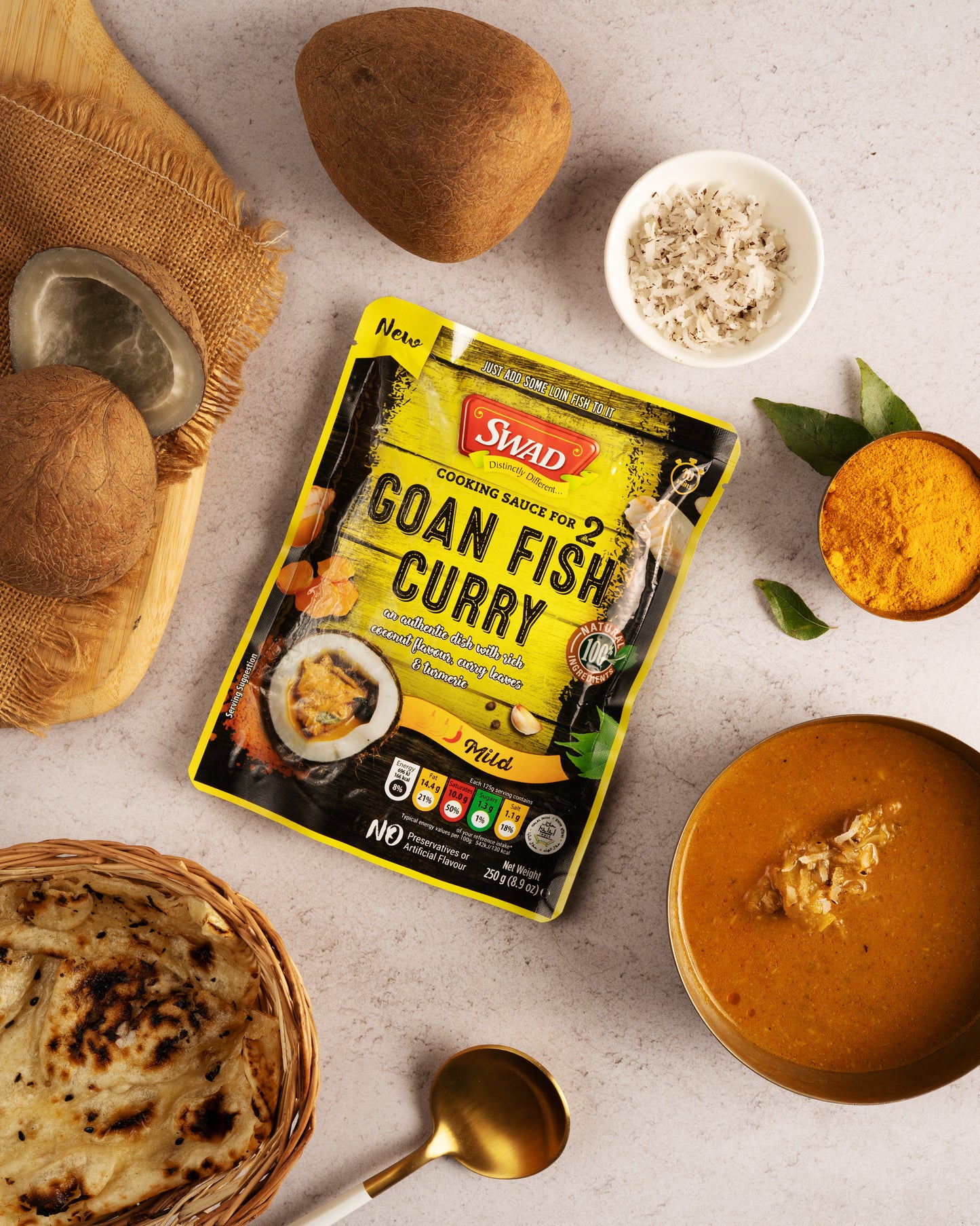SWAD Goan Fish Curry Sauce 250g ( BUY 1 GET 1 )