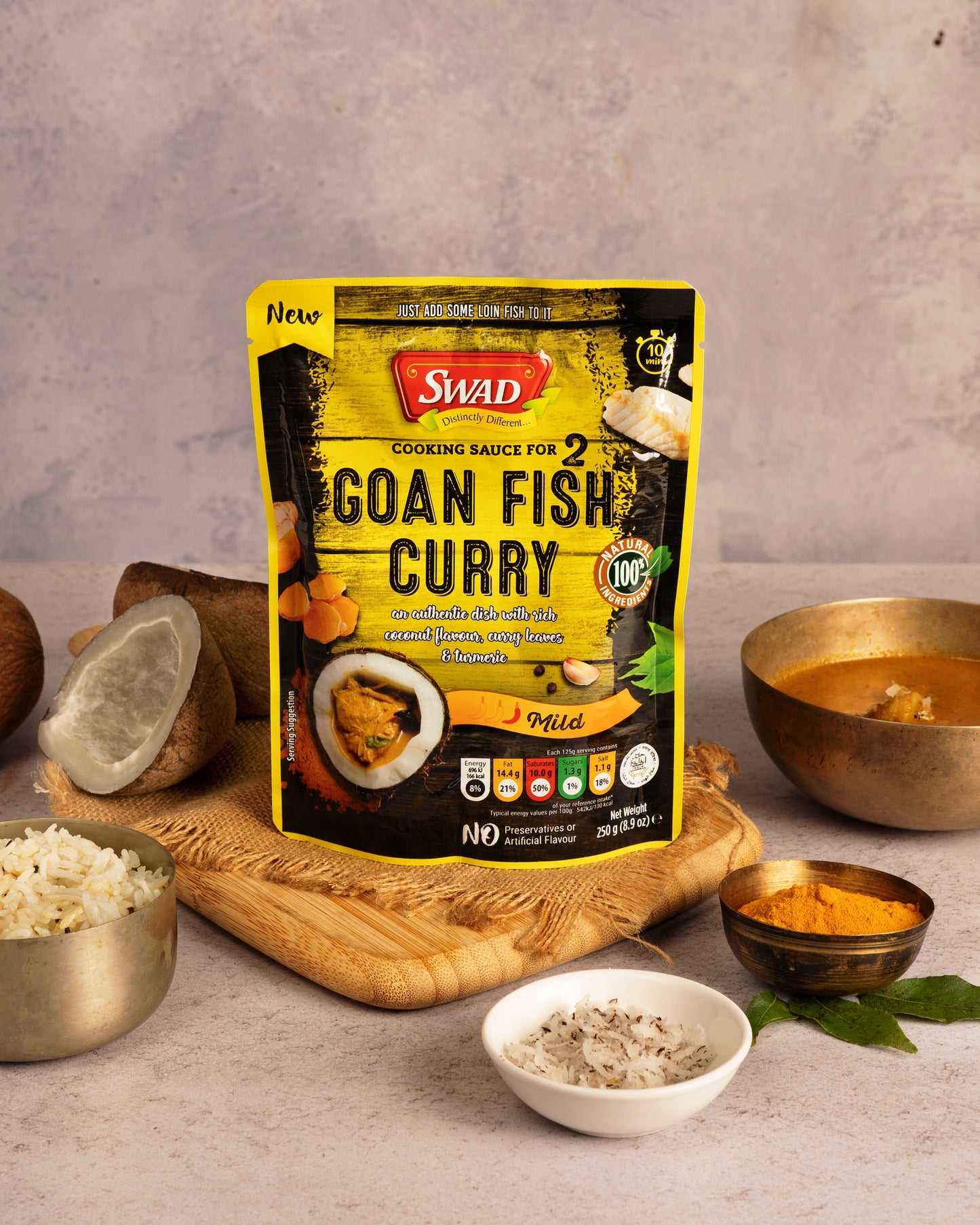 SWAD Goan Fish Curry Sauce 250g ( BUY 1 GET 1 )