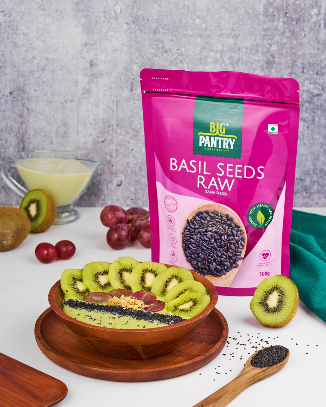BIG PANTRY Basil Seeds 500g
