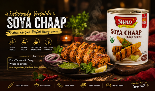 SWAD Soya Chaap 850g Vegan: The Ultimate Family Favourite for Quick, Delicious Meals