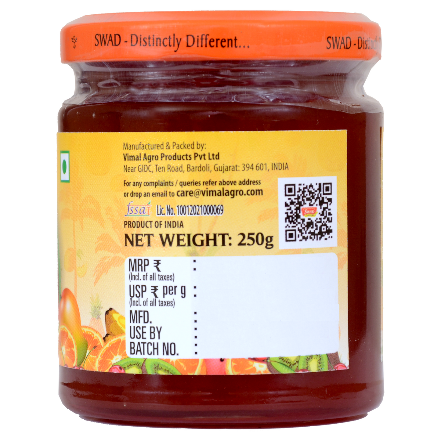 SWAD Mixed Fruit Jam 250g
