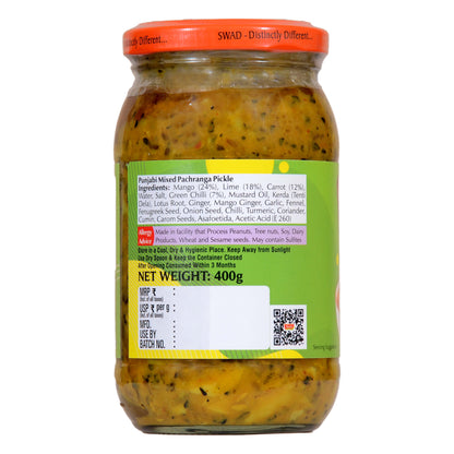 SWAD Punjabi Mixed Pachranga Pickle 400g
