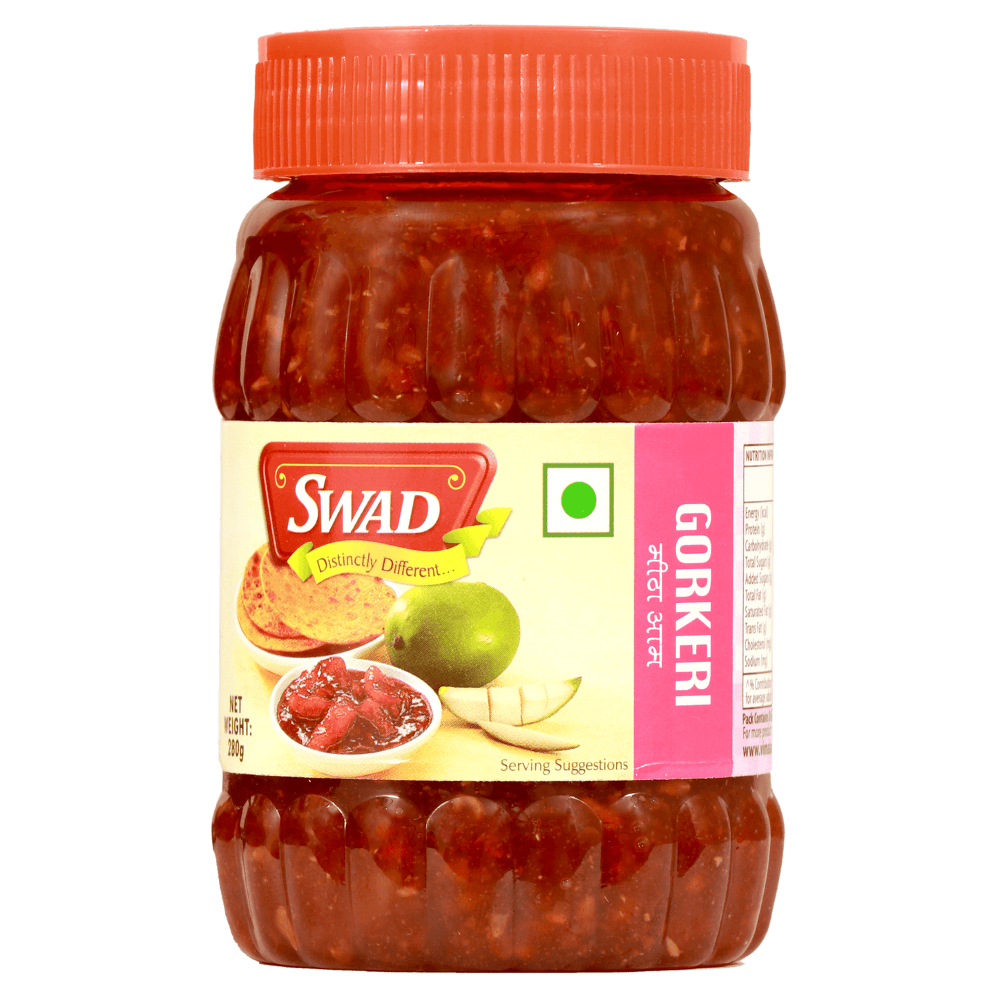 SWAD Combo Pack of Mango Pickle 250g|Mixed Pickle 250g|Gorkeri 280g|Sweetlime 280g