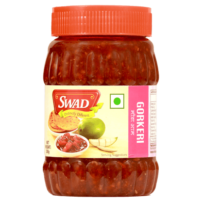 SWAD Combo Pack of Mango Pickle 250g|Mixed Pickle 250g|Gorkeri 280g|Sweetlime 280g