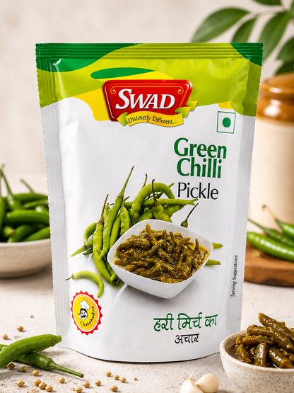 SWAD Green Chilli Pickle- 200g