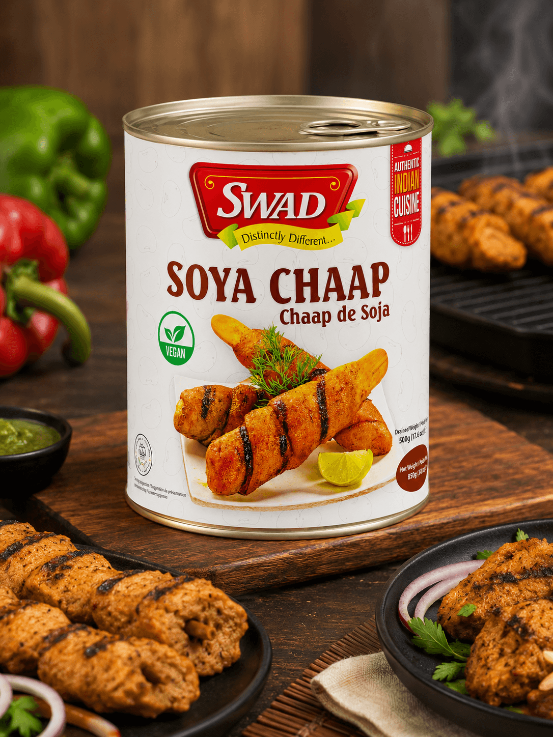 SWAD Soya Chaap 850g (Vegan)