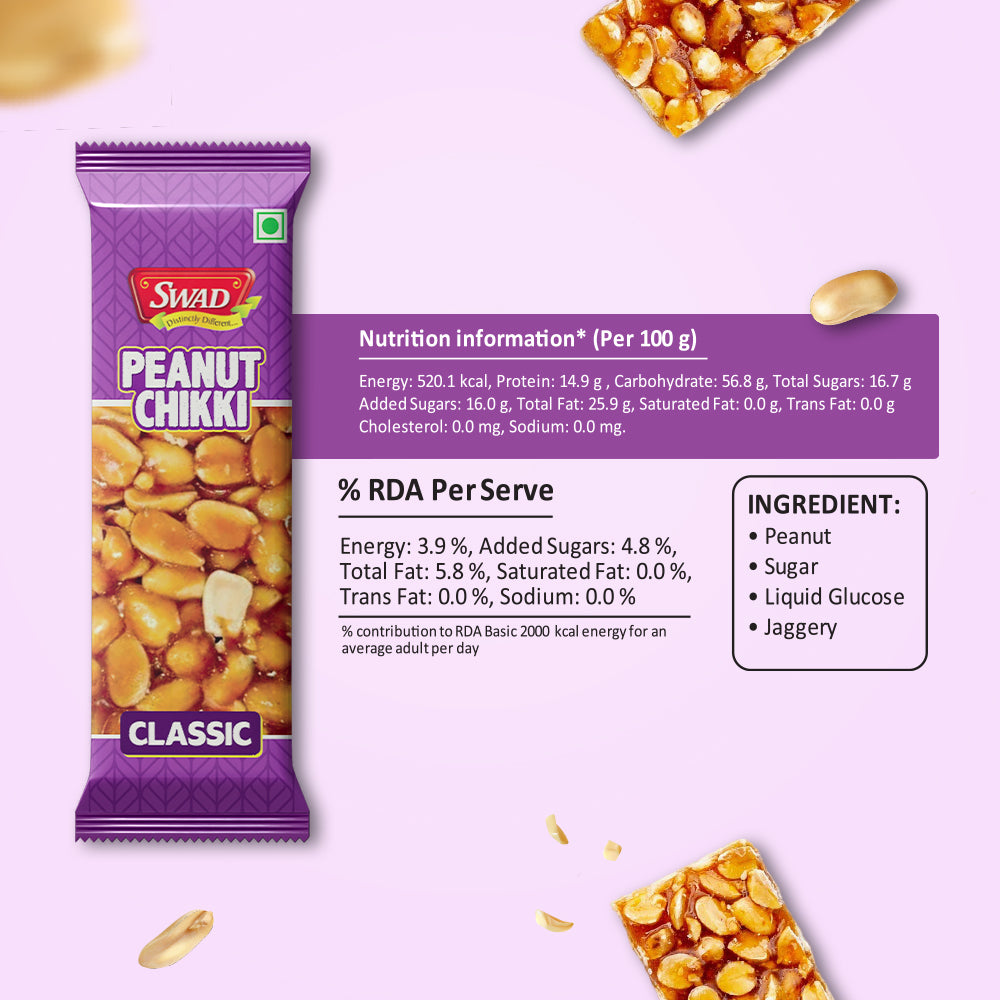 SWAD Classic Peanut Chikki 30g