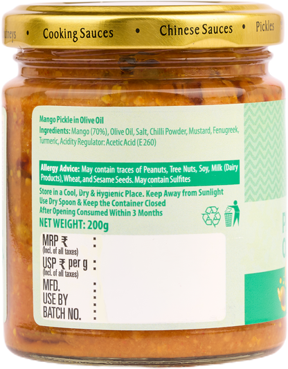 SWAD Mango Pickle in Olive Oil 200g