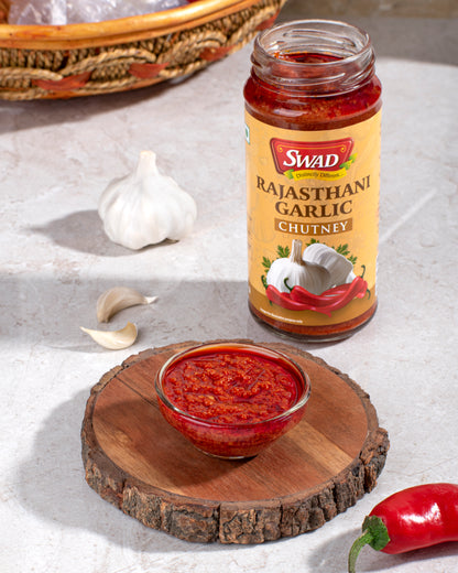 Daily Taste starter combo: Mango Pickle 400g & garlic chutney 250g