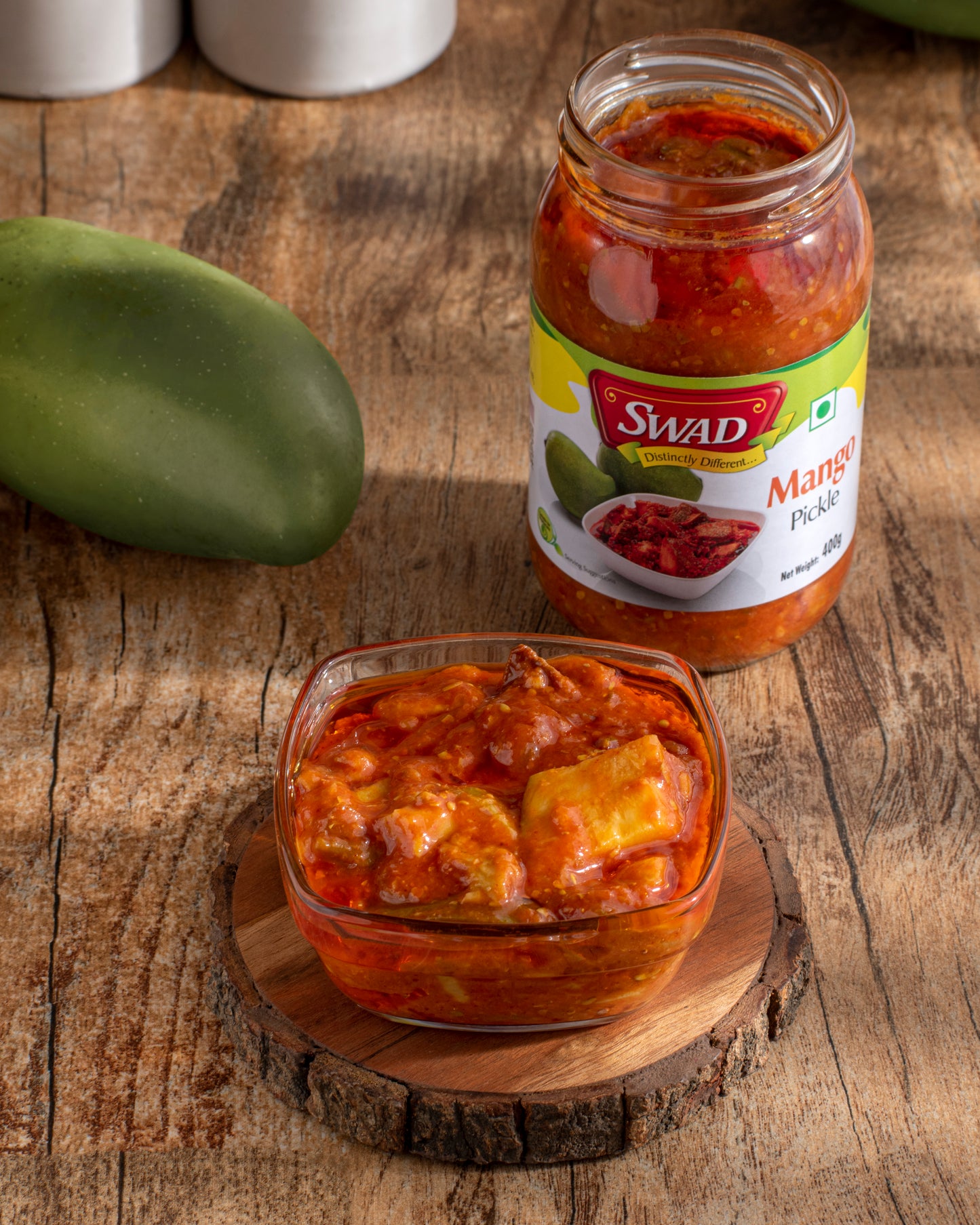Daily Taste starter combo: Mango Pickle 400g & garlic chutney 250g