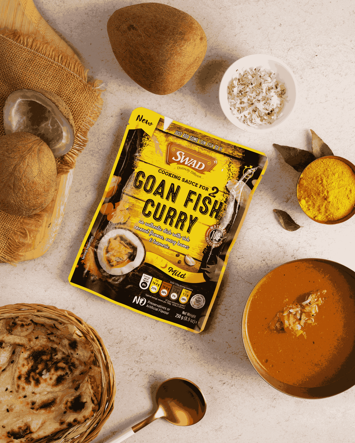 SWAD Goan Fish Curry Sauce 250g ( BUY 1 GET 1 )