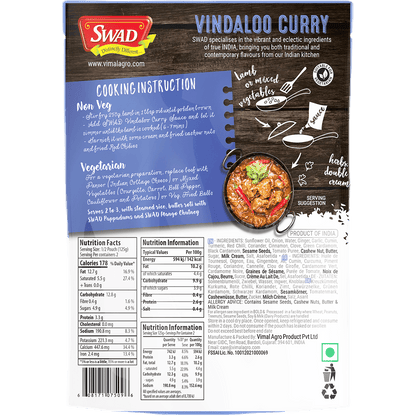 SWAD Vindaloo Curry Sauce 250g (BUY 1 GET 1)