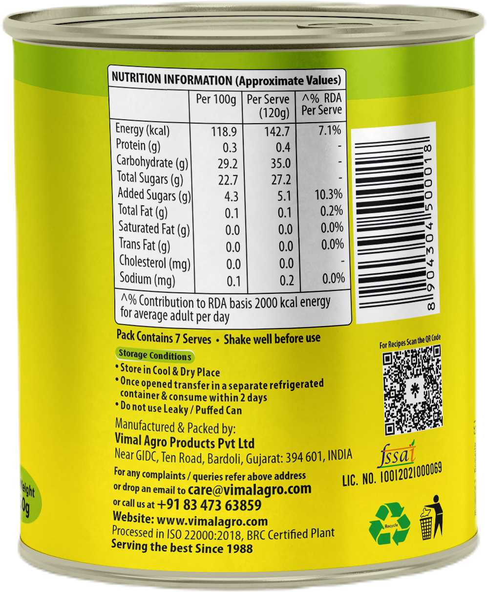 SWAD Alphonso Mango Pulp 850g