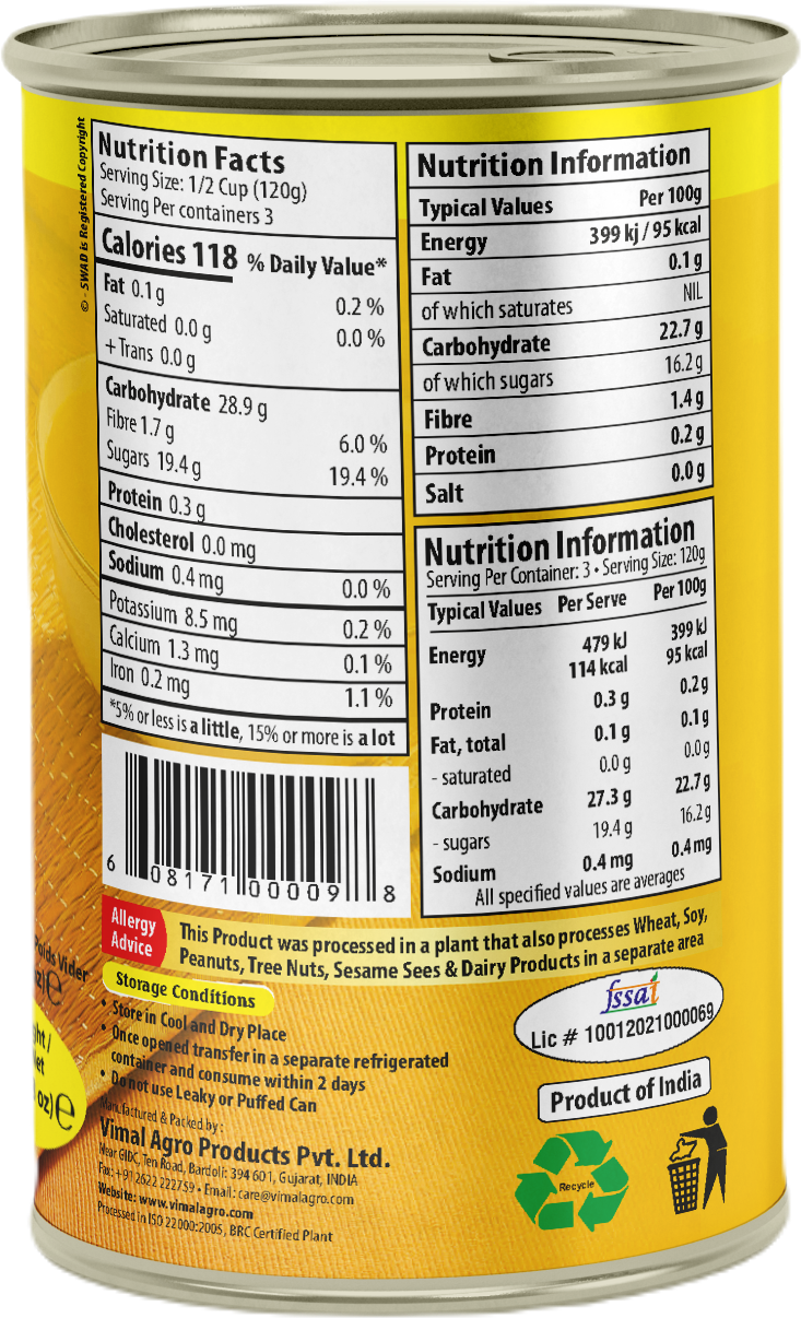 SWAD Alphonso Mango Slice 450g