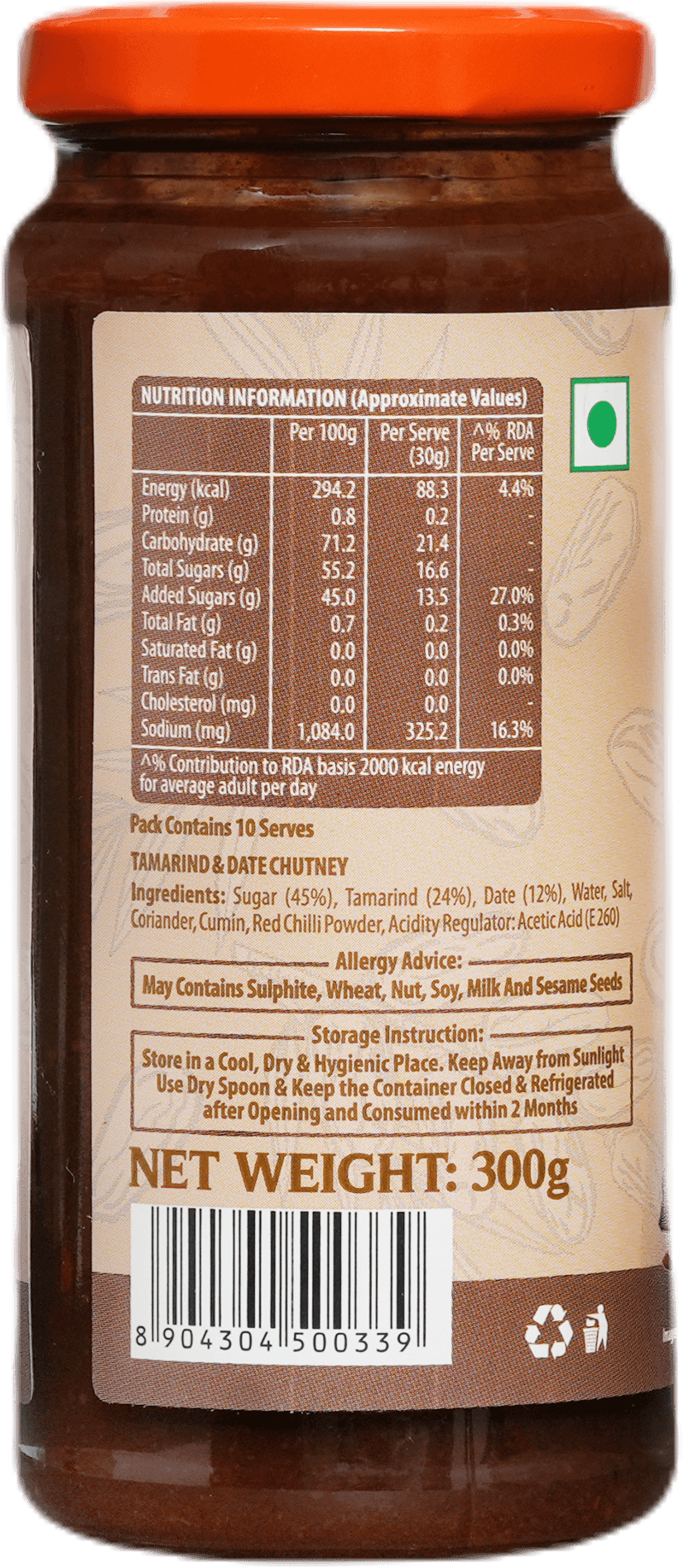 SWAD Tamarind & Date Chutney 300g