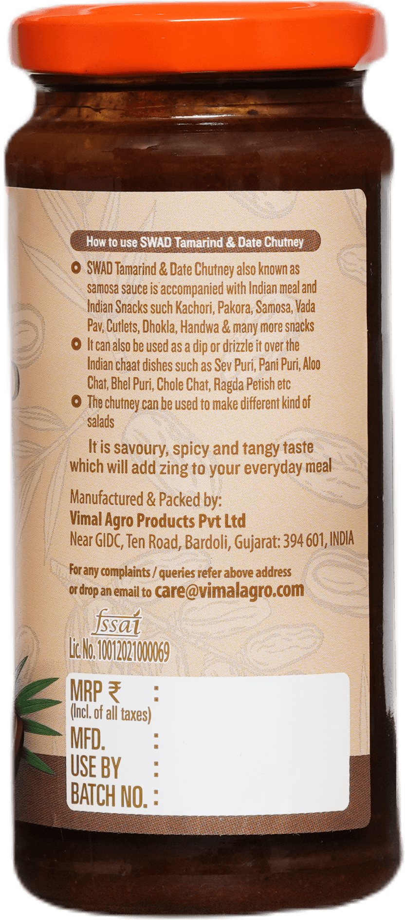 SWAD Tamarind & Date Chutney 300g
