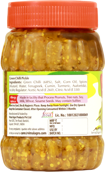 SWAD Green Chilli Pickle 250g