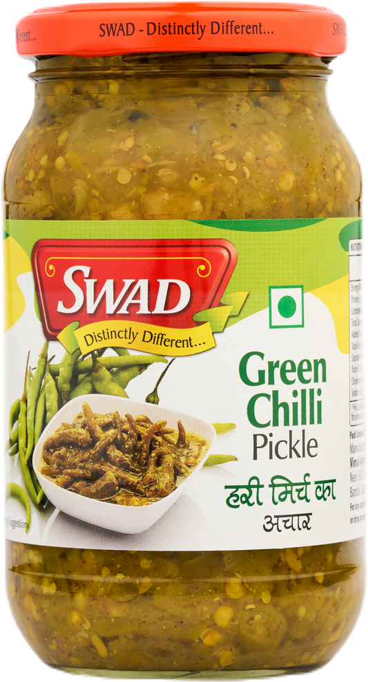 SWAD Green Chilli Pickle-400g