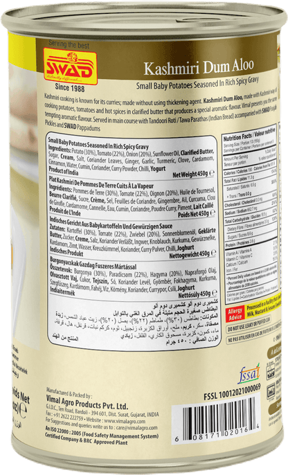 SWAD Ready to Eat Kashmiri Dum Aloo 450g