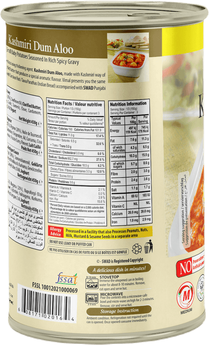 SWAD Ready to Eat Kashmiri Dum Aloo 450g