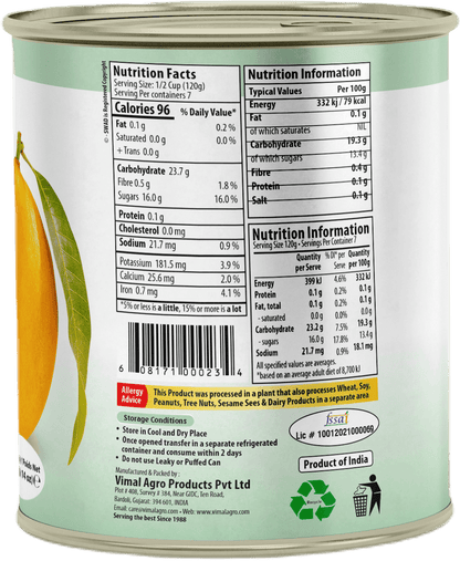 SWAD Kesar Mango Pulp No Added Sugar