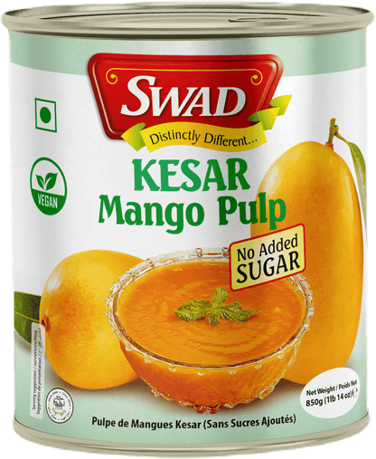 SWAD Kesar Mango Pulp No Added Sugar