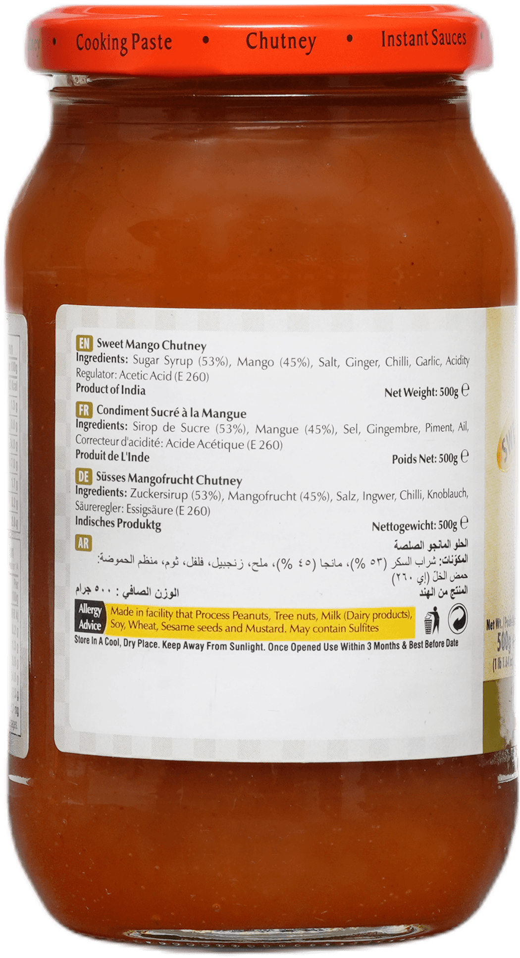 SWAD Sweet Mango Chutney 500g