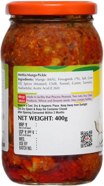 SWAD Methia Mango Pickle 400g