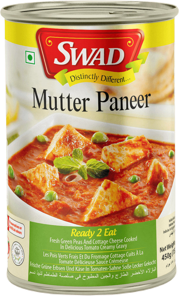 SWAD Ready to Eat Mutter Paneer 450g