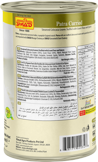 SWAD Patra Curried 400g
