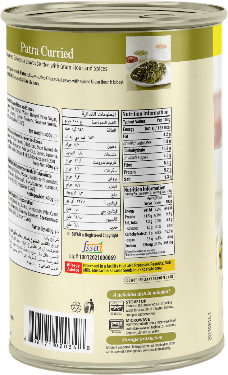 SWAD Patra Curried 400g