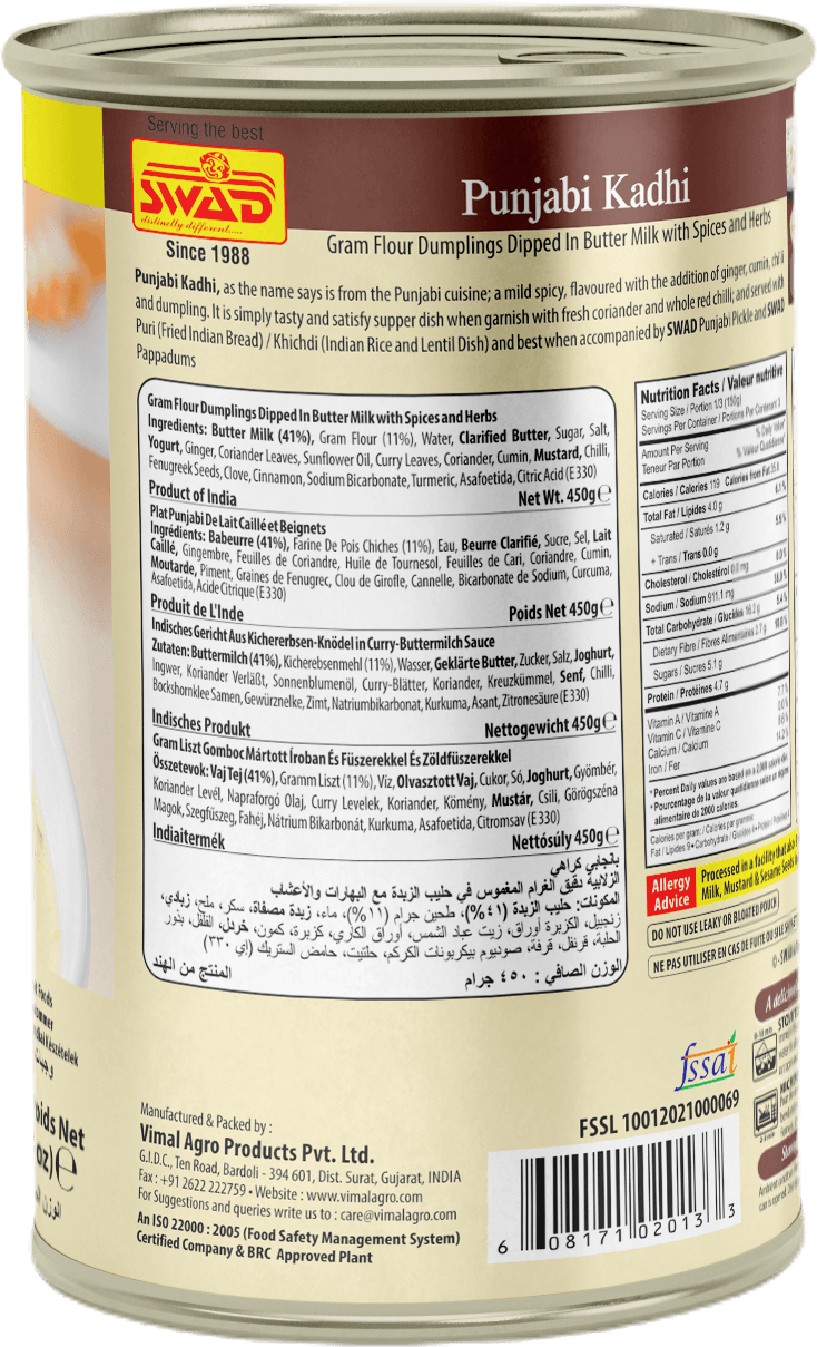 SWAD Ready to Eat Punjabi Kadhi 450g