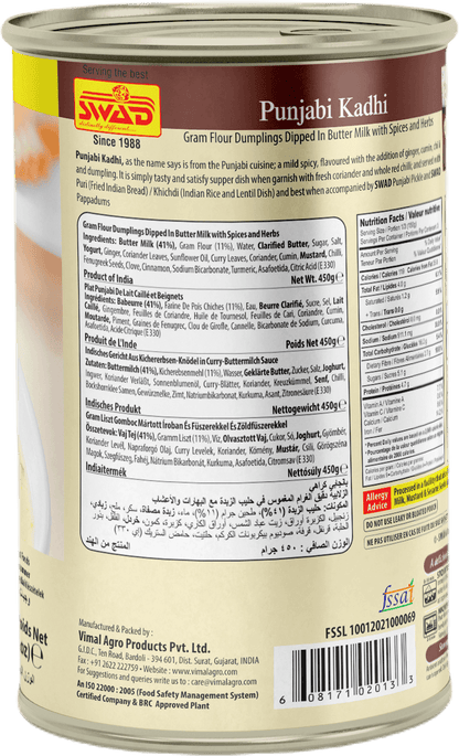 SWAD Ready to Eat Punjabi Kadhi 450g